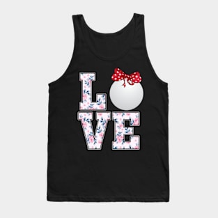 Summer Floral Love Ping Pong Tank Top